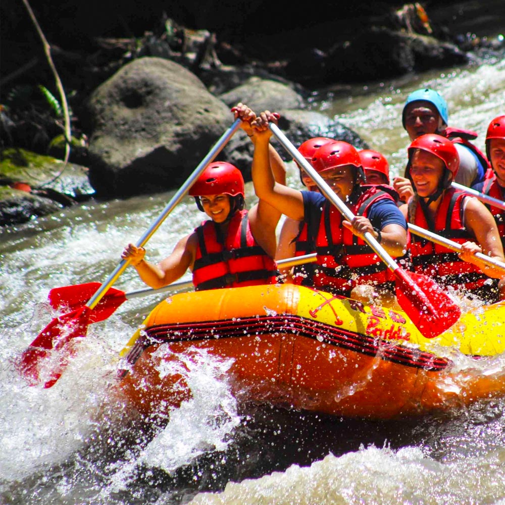 Рафтинг на реке Телага Ваджа на Бали