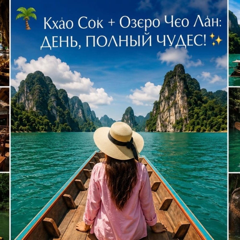 Экскурсия «Кхао Сок + озеро Чео Лан»