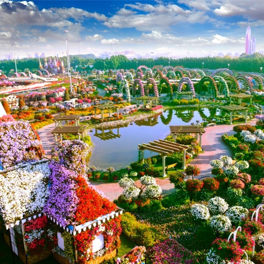 Билеты в парк цветов Dubai Miracle Garden
